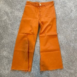 Zara Marine Jeans in Orange